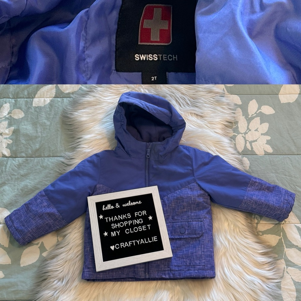 Swiss Tech 3-in-1 Systems Winter Jacket with Hood | Girls 2T